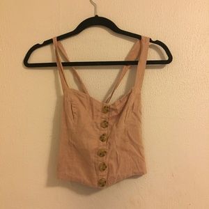 Dusty Rose Crop Top